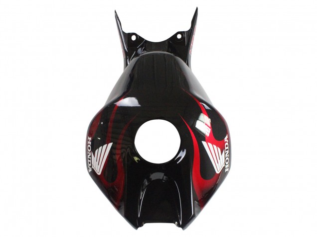 Carenado Moto Honda CBR1000RR 2006-2007 - Negro Brillante Amarillo Rojo Llama