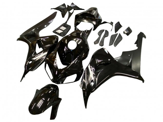 Carenado Moto Honda CBR1000RR 2006-2007 - Negro Brillante Negro Mate