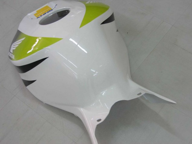 Carenado Moto Honda CBR1000RR 2006-2007 - Blanco Verde Negro Brillante Hannspree 52