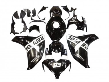 Carenado Moto Honda CBR1000RR 2008-2011 - Negro Brillante Blanco Repsol 93