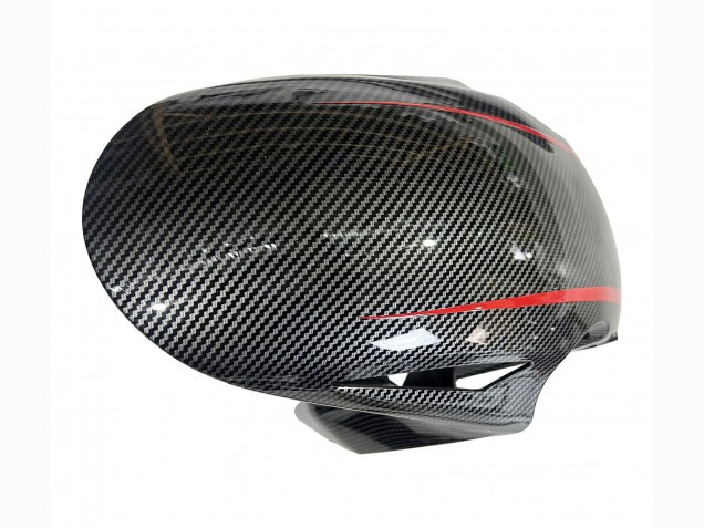 Carenado Moto Honda CBR1000RR 2008-2011 - Negro FibraCarbono Rojo