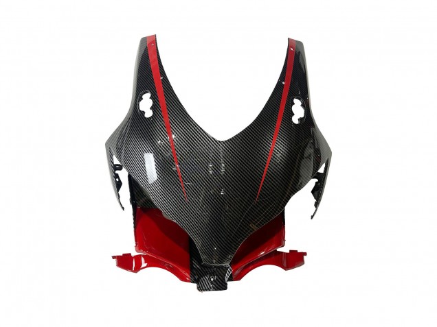 Carenado Moto Honda CBR1000RR 2008-2011 - Negro FibraCarbono Rojo