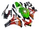 Carenado Moto Honda CBR1000RR 2008-2011 - Verde Naranja Negro Brillante Rossi Michelin 46