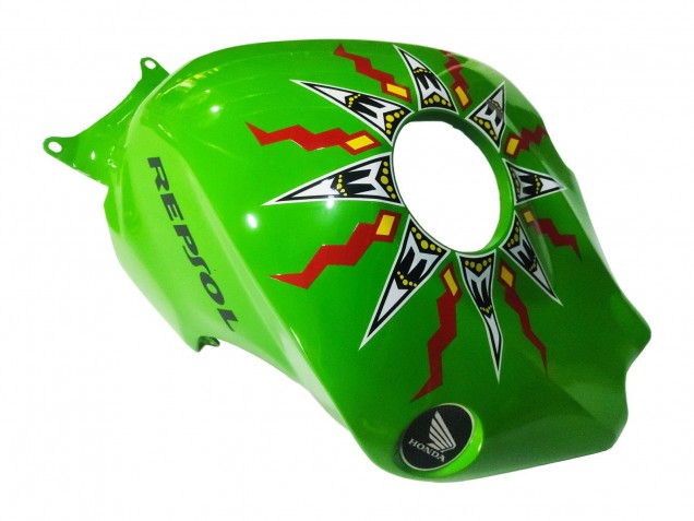 Carenado Moto Honda CBR1000RR 2008-2011 - Verde Naranja Negro Brillante Rossi Michelin 46