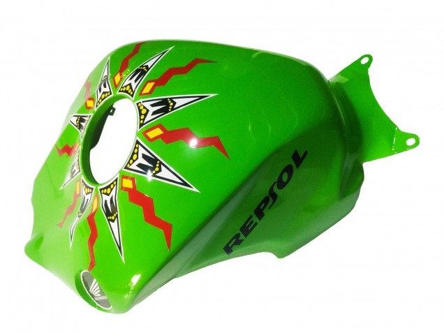 Carenado Moto Honda CBR1000RR 2008-2011 - Verde Naranja Negro Brillante Rossi Michelin 46