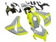 Carenado Moto Honda CBR1000RR 2008-2011 - Nardo Gris Fluorescent Verde