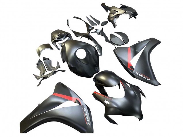 Carenado Moto Honda CBR1000RR 2008-2011 - Negro Mate Rojo Fireblade
