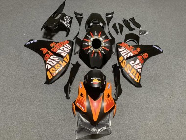 Carenado Moto Honda CBR1000RR 2008-2011 - Negro Mate Naranja Repsol Rossi