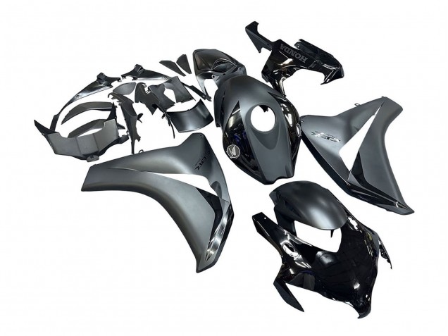 Carenado Moto Honda CBR1000RR 2008-2011 - Gris Negro Brillante