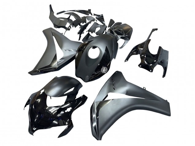 Carenado Moto Honda CBR1000RR 2008-2011 - Gris Negro Brillante