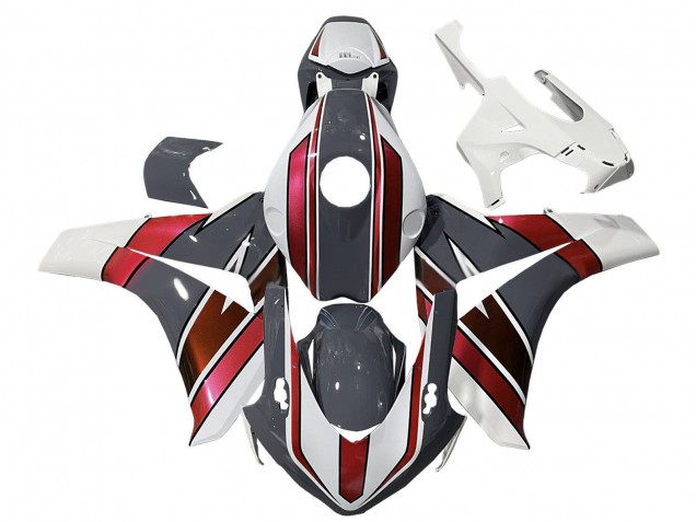 Carenado Moto Honda CBR1000RR 2008-2011 - Blanco Rojo Gris