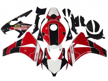 Carenado Moto Honda CBR1000RR 2008-2011 - Rojo Blanco Negro Brillante Carrera