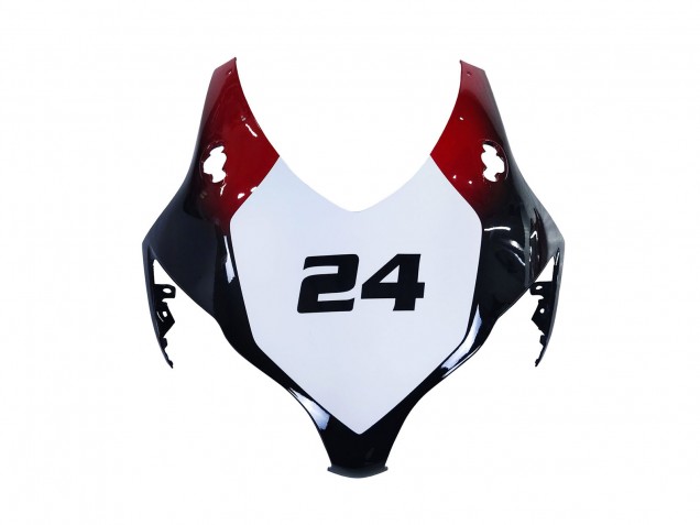 Carenado Moto Honda CBR1000RR 2008-2011 - Blanco Rojo Negro Brillante Carrera 24