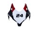 Carenado Moto Honda CBR1000RR 2008-2011 - Blanco Rojo Negro Brillante Carrera 24