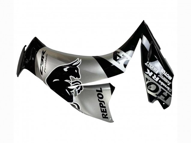 Carenado Moto Honda CBR1000RR 2012-2016 - Plata Negro Brillante Repsol Rojo Bull