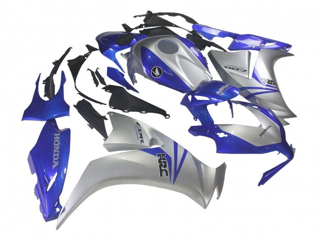 Carenado Moto Honda CBR1000RR 2012-2016 - Plata Azul HRC