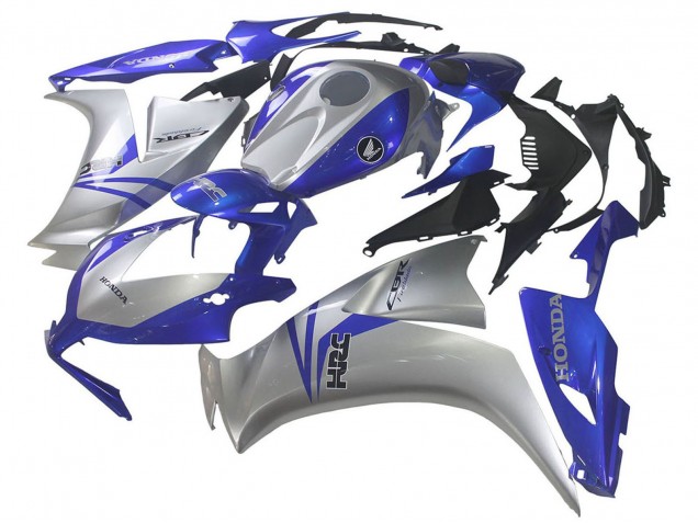 Carenado Moto Honda CBR1000RR 2012-2016 - Plata Azul HRC