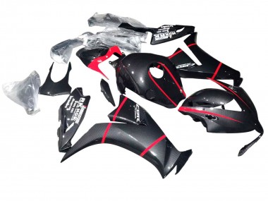Carenado Moto Honda CBR1000RR 2012-2016 - Negro FibraCarbono Rojo