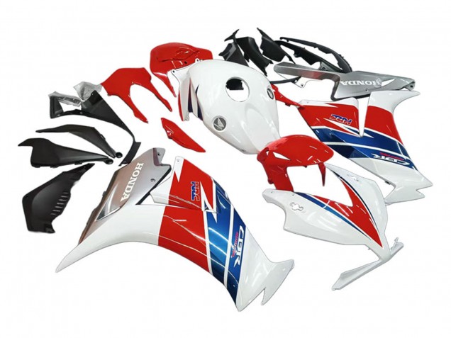 Carenado Moto Honda CBR1000RR 2012-2016 - Blanco Plata Azul Rojo