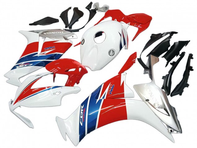 Carenado Moto Honda CBR1000RR 2012-2016 - Blanco Plata Azul Rojo