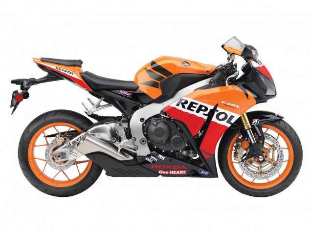 Carenado Moto Honda CBR1000RR 2012-2016 - Naranja Blanco Rojo Repsol