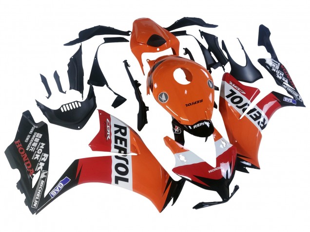 Carenado Moto Honda CBR1000RR 2012-2016 - Naranja Blanco Rojo Repsol