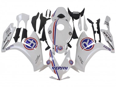 Carenado Moto Honda CBR1000RR 2012-2016 - Blanco Azul Rojo Repsol