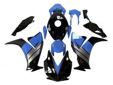 Carenado Moto Honda CBR1000RR 2012-2016 - Azul Claro Plata Negro Brillante