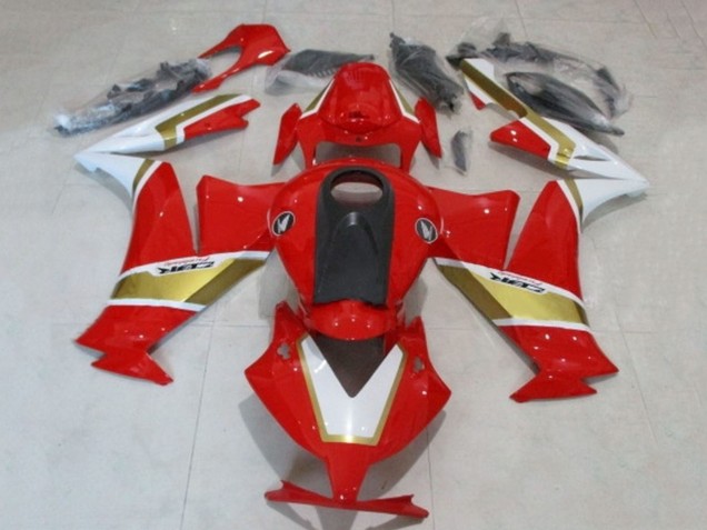 Carenado Moto Honda CBR1000RR 2012-2016 - Blanco Rojo Oro