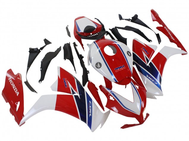 Kits Carenados Moto Honda CBR1000RR 2012-2016 - Blanco Rojo Azul