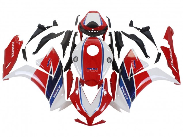 Kits Carenados Moto Honda CBR1000RR 2012-2016 - Blanco Rojo Azul