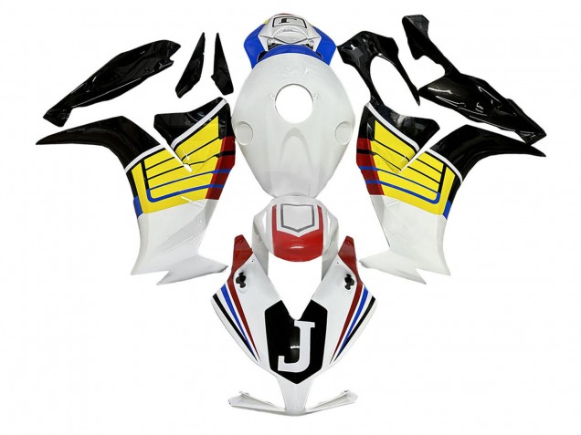 Carenado Moto Honda CBR1000RR 2012-2016 - Blanco Amarillo Negro