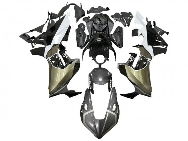 Carenado Moto Honda CBR1000RR 2017-2023 - Gris Blanco Negro FibraCarbono