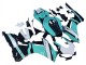 Carenado Moto Honda CBR1000RR 2017-2023 - Blanco Azul Claro Negro Brillante