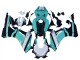 Carenado Moto Honda CBR1000RR 2017-2023 - Blanco Azul Claro Negro Brillante