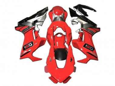 Carenado Moto Honda CBR1000RR 2017-2023 - Rojo Blanco Plata Negro Brillante DSI