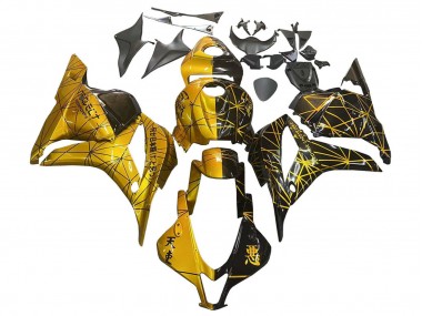 Carenado Moto Honda CBR600RR 2009-2012 - Oro Negro Brillante
