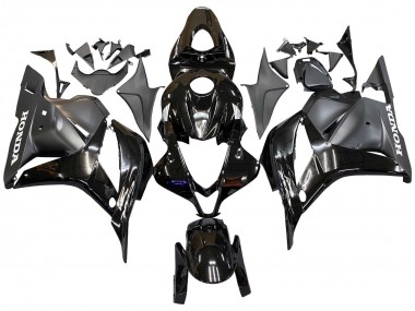 Carenado Moto Honda CBR600RR 2009-2012 - Negro Brillante Negro Mate