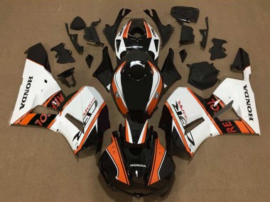 Carenado Moto Honda CBR600RR 2013-2023 - Blanco Naranja Negro Brillante Repsol