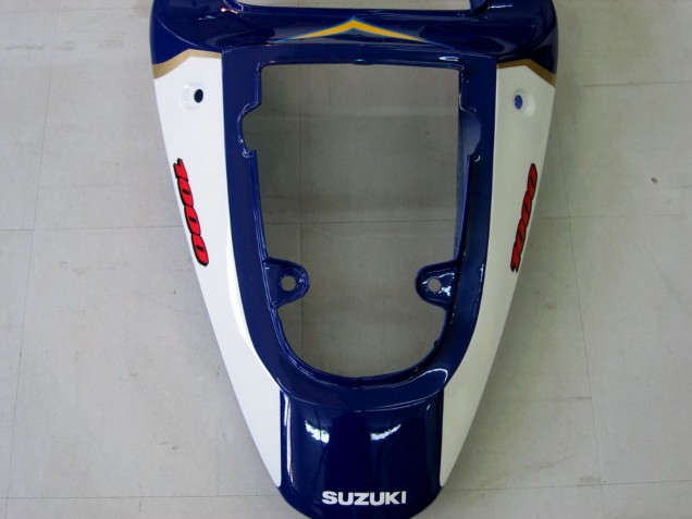 Carenado Moto Suzuki GSXR1000 2000-2002 - Amarillo Azul Oscuro Blanco Motul Corona