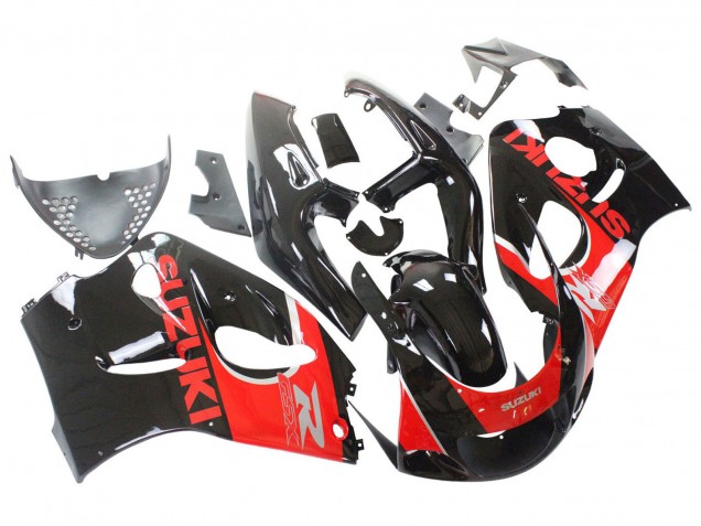 Carenado Moto Suzuki GSXR 600 / GSXR 750 1996-2000 - Negro Rojo