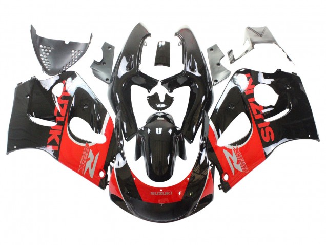 Carenado Moto Suzuki GSXR 600 / GSXR 750 1996-2000 - Negro Rojo