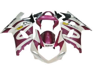 Carenado Moto Suzuki GSXR 600 / GSXR 750 2001-2003 - Blanco Rosa Amarillo