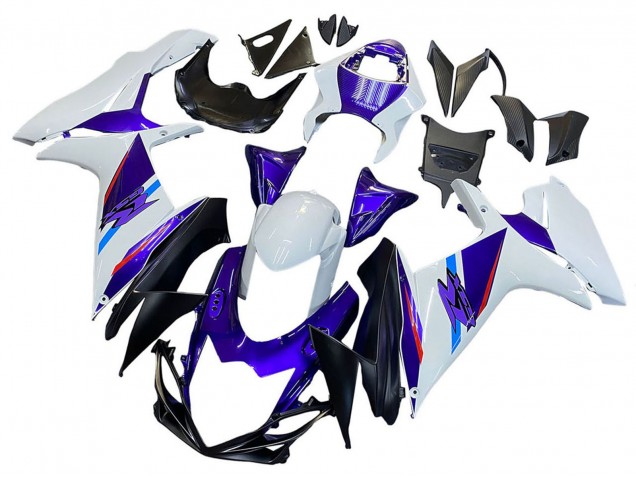 Carenado Moto Suzuki GSXR 600 / GSXR 750 2011-2024 - Azul Púrpura Blanco