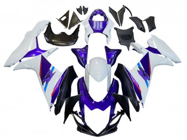 Carenado Moto Suzuki GSXR 600 / GSXR 750 2011-2024 - Azul Púrpura Blanco