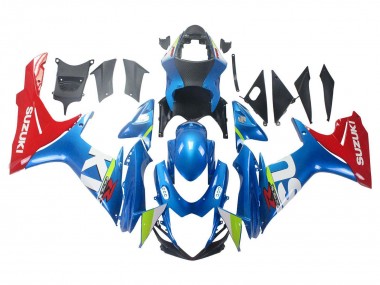 Carenado Moto Suzuki GSXR 600 / GSXR 750 2011-2024 - Azul Rojo