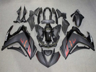 Carenado Moto Yamaha YZF R3/R25 2015-2018 - Negro Brillante Negro Mate Rojo