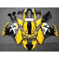 Carenado Moto Yamaha YZF R3/R25 2015-2018 - Amarillo Blanco Negro