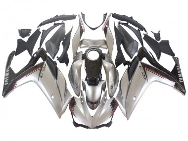 Carenado Moto Yamaha YZF R3/R25 2015-2018 - Plata Negro