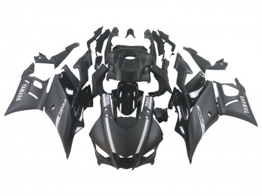 Carenado Moto Yamaha YZF R3/R25 2019-2021 - Negro Mate Plata